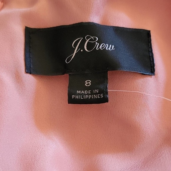 J.Crew Mercantile women's Satin Gloucester Back Crepe Jumpsuit Light Pink - Picture 5 of 7